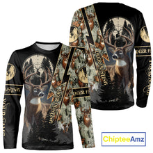 Load image into Gallery viewer, Deer Hunting Shirt Whitetail Deer With Scope Camo Custom Name Hunting Gifts For Hunters NHT86