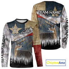 Load image into Gallery viewer, Deer Hunting Shirt-Personalized Texas Flag Camo Snow, Best Gifts for Deer Hunters NHT29