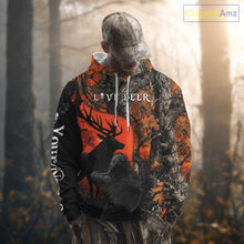 Load image into Gallery viewer, Deer Hunting Orange Camo Customize All Over Printed Shirts For Deer Hunters – NHT07