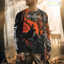 Load image into Gallery viewer, Deer Hunting Orange Camo Customize All Over Printed Shirts For Deer Hunters – NHT07