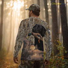 Load image into Gallery viewer, Duck Hunting Shirt Camo with Labrador Retriever Black 3D All Over Printing Shirts for Men NHT95