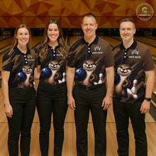 Load image into Gallery viewer, Women's Custom Otter Bowling Polo Shirt &amp; 1/4 Zip Pullover Personalized Team Jersey With Name Gift NHT1202