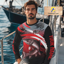 Load image into Gallery viewer, Custom Pike Long Sleeve Performance Fishing Shirts, Pike Fishing Shirt For Men NHT443