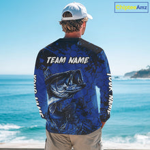 Load image into Gallery viewer, Personalized Bass Fishing Jerseys For Fishing Team, Bass Fishing Shirts Long Sleeve NHT526