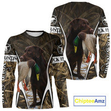 Load image into Gallery viewer, Duck Hunting Chocolate Lab 3D All Over Printed Camouflage Shirts, Duck Hunting Clothes NHT146