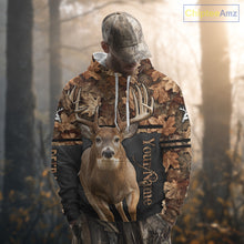 Load image into Gallery viewer, Best Custom Camo Autumn Whitetail Deer Hunting Shirt With Full All-Over 3D For Deer Hunters NHT180