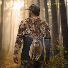 Load image into Gallery viewer, Best Custom Camo Autumn Whitetail Deer Hunting Shirt With Full All-Over 3D For Deer Hunters NHT180
