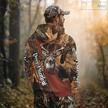 Load image into Gallery viewer, Deer Hunting Orange With Camo Autumn - Personalized All Over Print Deer Hunting Clothes NHT292