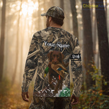 Load image into Gallery viewer, Duck Hunting with Chocolate Labrador Retriever All Over Printed Shirts, Lab Hunting Shirt NHT244
