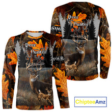 Load image into Gallery viewer, Whitetail Deer Hunting Orange Camo Autumn - Personalized All Over Print Deer Hunting Clothes NHT184