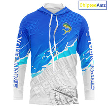 Load image into Gallery viewer, Mahi Mahi( Dorado) Fishing Custom Hooded Fishing Shirts Long Sleeve For Men, Mahi Mahi Saltwater Fishing Shirt NHT646