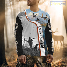 Load image into Gallery viewer, Personalized Duck Hunting Custom Name All Over Print Shirts, Duck Hunting Gifts NBT121