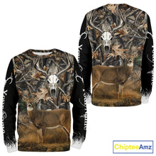 Load image into Gallery viewer, Deer Buck Camouflage Custom Name 3D All Over Printed Shirts, Deer Hunting Shirt, Hunting Accessories NBT337