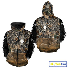 Load image into Gallery viewer, Deer Buck Camouflage Custom Name 3D All Over Printed Shirts, Deer Hunting Shirt, Hunting Accessories NBT337