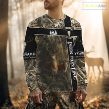 Load image into Gallery viewer, Best Camouflage Deer Hunting Shirt for Hunter, Deer Hunting Crew Shirt, Hunting Gifts NBT53