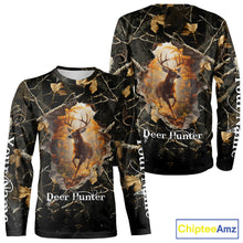 Load image into Gallery viewer, Personalized Whitetail Deer Hunting Camo 3D Print Custom Name Shirts, Hunting Gifts NBT85