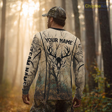 Load image into Gallery viewer, Deadwood Hunter Custom Name Long Sleeve, Hoodie Shirt For Deer hunters NBT02