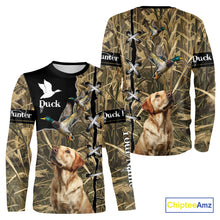 Load image into Gallery viewer, Duck Hunting Labrador Retriever 3D All Over Printed Camouflage Shirts, Duck Hunting Clothes NBT106