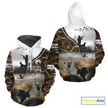Load image into Gallery viewer, Custom Mallard Duck Hunting Camouflage 3D All Over Printing Shirts, Personalized Hunting Gifts NBT122