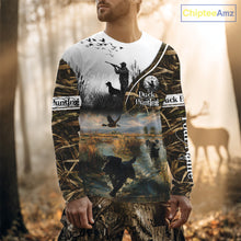 Load image into Gallery viewer, Custom Mallard Duck Hunting Camouflage 3D All Over Printing Shirts, Personalized Hunting Gifts NBT122