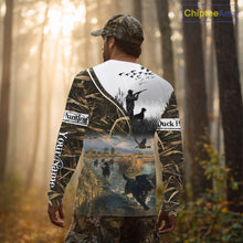 Load image into Gallery viewer, Custom Mallard Duck Hunting Camouflage 3D All Over Printing Shirts, Personalized Hunting Gifts NBT122
