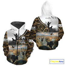 Load image into Gallery viewer, Custom Mallard Duck Hunting Camouflage 3D All Over Printing Shirts, Personalized Hunting Gifts NBT122