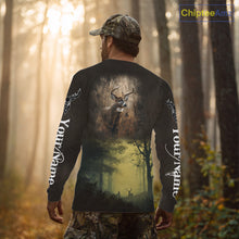 Load image into Gallery viewer, Best Brown Camo Deer Hunting Clothes Custom Name Whitetail Deer Design Hunting Gifts NBT78