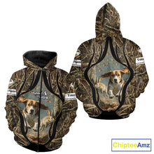 Load image into Gallery viewer, Personalized Rabbit Hunting Beagle Dog 3D All Over Printed Shirts, Hunting Clothes for Men NBT326