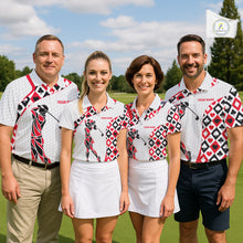 Load image into Gallery viewer, Personalized Poker Mens Golf Polo Shirt Custom Name Funny Golf Top For Team, Golfer Gift For Men NBT497