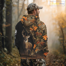 Load image into Gallery viewer, Whitetail Deer Hunting Orange Camouflage Shirts for Men, Hunting Clothes for Deer Hunting Season NBT105