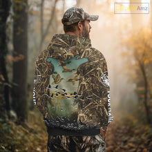Load image into Gallery viewer, Waterfowl Duck Hunting Camouflage 3D Printing Shirts, Personalized Duck Hunting Shirts NBT137
