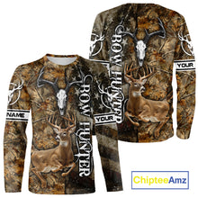 Load image into Gallery viewer, Best Deer Hunting American Flag Custom Camo Shirts for Deer Season, Hunting Shirts for Men NBT89