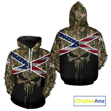 Load image into Gallery viewer, Camo Deer Hunting Shirts with US Flag, Personalized Deer Hunting Shirt, Hunting Gifts for Men NBT95
