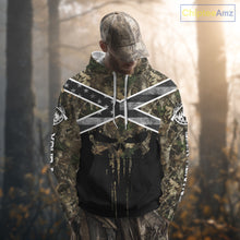 Load image into Gallery viewer, Deer Hunting Shirts with Black US Flag, Camouflage Deer Hunting Shirt, Hunting Gifts for Men NBT97