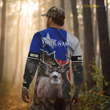 Load image into Gallery viewer, Deer Hunting Camo Texas Flag 3D All Over Print Shirts for Deer Hunter, Hunting Gifts for Men NBT23