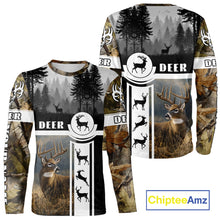 Load image into Gallery viewer, Deer Hunting Brown Camouflage Custom Shirts, Camouflage Deer Shirt, Hunting Gifts NBT74