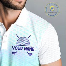 Load image into Gallery viewer, Hologram Mens Polo Golf  Shirts Custom Name Golf Shirt For Men, Golf Team Clothes NBT506