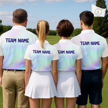 Load image into Gallery viewer, Hologram Mens Polo Golf  Shirts Custom Name Golf Shirt For Men, Golf Team Clothes NBT506