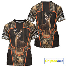 Load image into Gallery viewer, Deer Hunting 3D Prints Shirts Camouflage Shirts for Deer Hunters, Personalized Hunting Shirts NBT170