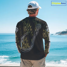 Load image into Gallery viewer, Custom Fish Hooks Bass Fishing Tournament Shirts Long Sleeve, Bass Fishing Shirts NBT454
