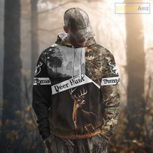 Load image into Gallery viewer, Custom Whitetail Deer Hunting Camouflage Shirts, Hunting Clothes for Men Hunter Gift Ideas NBT134