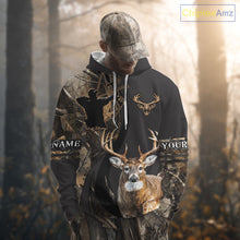 Load image into Gallery viewer, Deer Bow Hunting Camouflage Custom Name Shirts, Personalized Deer Hunting Clothes NBT342