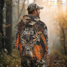 Load image into Gallery viewer, Custom Camo 3D Whitetail Deer Hunting Shirt Best Hunting Clothes For Deer Season NBT243
