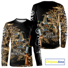 Load image into Gallery viewer, Camouflage Duck Hunting Custom Name 3D All Over Printing Shirts, Duck Hunting Gifts NBT159
