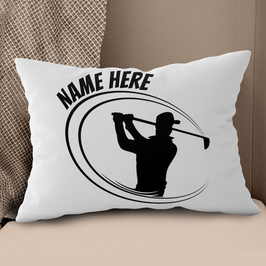 Black And White Custom Golf Pillow Personalized Golf Gifts For Golfer LDT1219