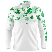 Load image into Gallery viewer, 3D Green Clover St Patrick Golf Polo Shirt Custom Mens Golf Shirts Personalized Cool Men Golf Tops LDT0989