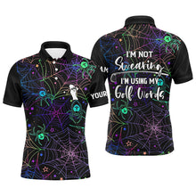 Load image into Gallery viewer, Multicolor Halloween Men Golf Polo Shirt, Custom Golf Shirts For Men, Funny Golf Shirt With Sayings LDT0115