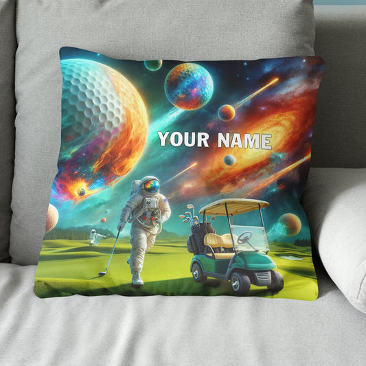 Golf Equipments In Space Custom Golf Pillow Personalized Golfing Gifts LDT1158