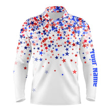 Load image into Gallery viewer, 3D American Stars Mens Golf Polo Shirts Custom Patriotic Golf Shirts For Men Golfing Gifts LDT1414