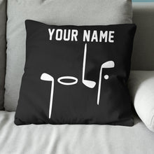 Load image into Gallery viewer, Black White Golf Clubs Customized Golf Pillow Golf Gifts For Golf Lovers LDT1083